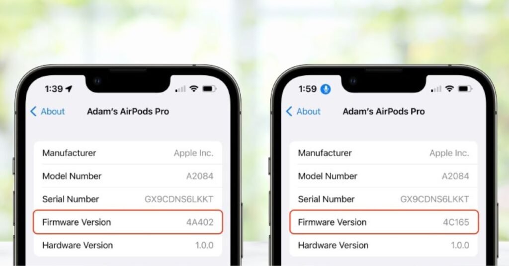 AirPods Firmware