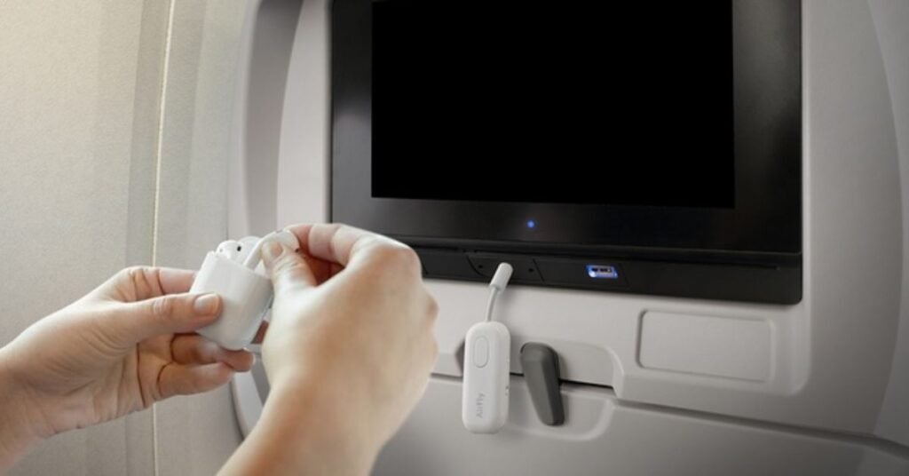 Connect AirPods to Airplane TVs